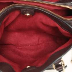 Coach Burgundy Patent Leather Mini Sage Carryall Satchel