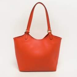 Coach Orange Leather Day Tote
