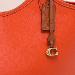 Coach Orange Leather Day Tote