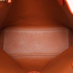 Coach Orange Leather Day Tote