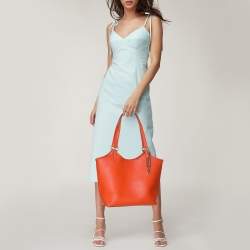 Coach Orange Leather Day Tote