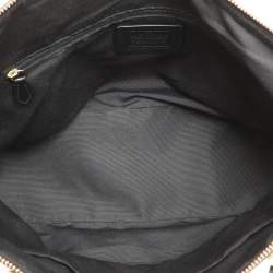 Coach Black/Brown Signature Coated Canvas and Leather Gallery Tote