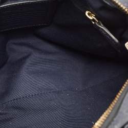 Coach Navy Blue Leather Mini Bennett Satchel