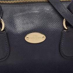 Coach Navy Blue Leather Mini Bennett Satchel