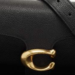 Pre Owned Coach Black Leather Tabby 26 Shoulder Bag