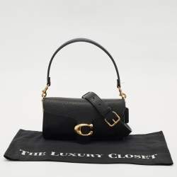 Pre Owned Coach Black Leather Tabby 26 Shoulder Bag