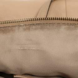 Coach Beige Pebbled Leather Prairie Satchel