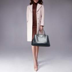 Coach Navy Blue Leather Margot Satchel