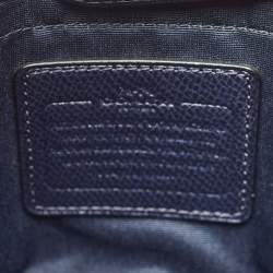 Coach Navy Blue Leather Margot Satchel