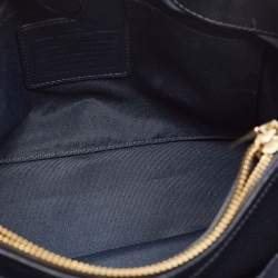 Coach Navy Blue Leather Margot Satchel