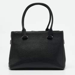 Coach Black Leather Swagger 33 Tote