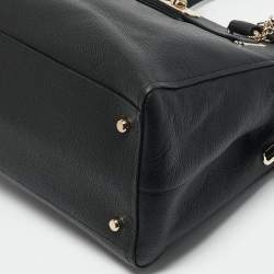 Coach Black Leather Swagger 33 Tote