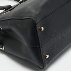 Coach Black Leather Swagger 33 Tote