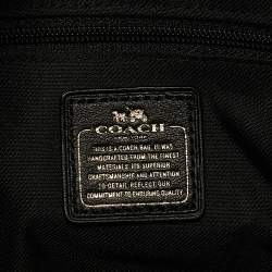 Coach Black Leather Swagger 33 Tote