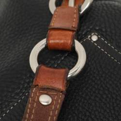 Coach Black Leather Chelsea Turnlock Hobo 