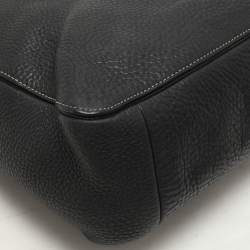 Coach Black Leather Chelsea Turnlock Hobo 