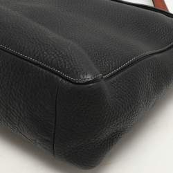 Coach Black Leather Chelsea Turnlock Hobo 