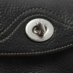 Coach Black Leather Chelsea Turnlock Hobo 