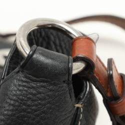 Coach Black Leather Chelsea Turnlock Hobo 