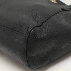 Coach Black Leather Mini Kelsey Satchel