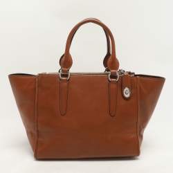 Coach Brown Leather Crosby Carryall Satchel