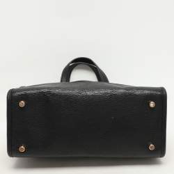 Coach Black Leather Dempsey Carryall Tote 