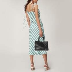 Coach Black Leather Dempsey Carryall Tote 