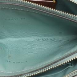 Coach Green Leather Kira Double Zip Crossbody Bag