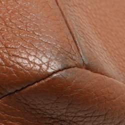 Coach Brown Pebbled Leather Prairie Satchel