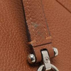Coach Brown Pebbled Leather Prairie Satchel