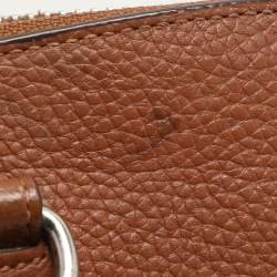 Coach Brown Pebbled Leather Prairie Satchel