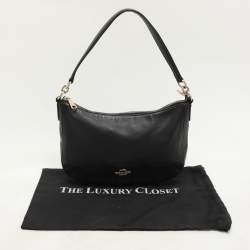 Pre Owned Coach Black Leather Chelsea Crossbody Bag