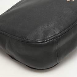 Pre Owned Coach Black Leather Chelsea Crossbody Bag