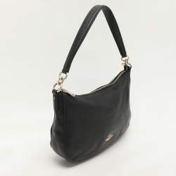 Pre Owned Coach Black Leather Chelsea Crossbody Bag