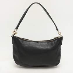 Pre Owned Coach Black Leather Chelsea Crossbody Bag