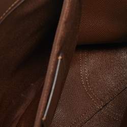 Coach Brown Signature Coated Canvas and Leather City Tote