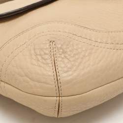 Coach Light Beige Leather C Soho Shoulder Bag