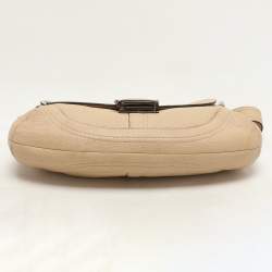 Coach Light Beige Leather C Soho Shoulder Bag