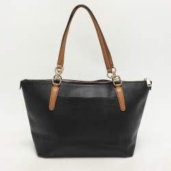 Coach Black Leather Ava Tote