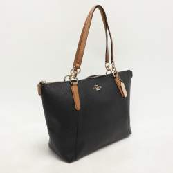 Coach Black Leather Ava Tote