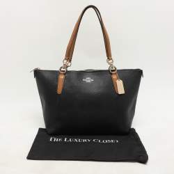 Coach Black Leather Ava Tote