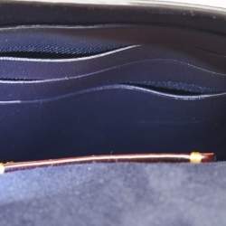 Coach Light Blue Leather Liv Phone Crossbody Bag