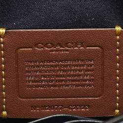 Coach Light Blue Leather Liv Phone Crossbody Bag