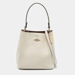 Coach Ivory Leather Small Town Bucket Bag
