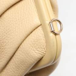 Coach Yellow Leather Nora Kisslock Crossbody Bag