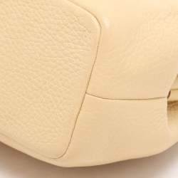Coach Yellow Leather Nora Kisslock Crossbody Bag