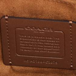 Coach Yellow Leather Nora Kisslock Crossbody Bag