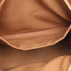 Coach Tri-Color Beige Leather Sydney Satchel