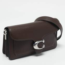 Coach Dark Brown Leather Tabby 26 Shoulder Bag