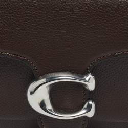 Coach Dark Brown Leather Tabby 26 Shoulder Bag